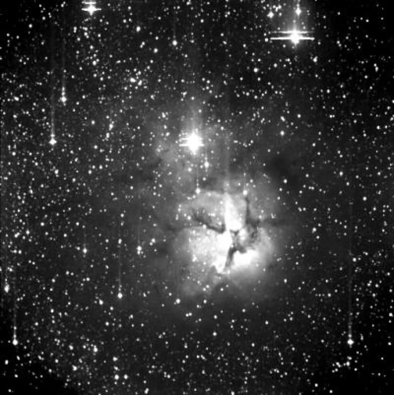 Snímek mlhoviny M20 Trifid byl pořízen v noci z 14./15. června 2002 1.06-m teleskopem KLENOT se CCD kamerou Photometrics Serie 300 Observatoře Kleť expozicí 5 sekund. Zobrazené pole má 33 x 33 úhlových minut.